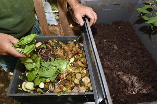 Creating compost is one budget-friendly activity for August. Picture: Remy Gabalda/AFP via Getty Images