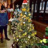 Horncastle's St Mary's Church Christmas Tree festival 2022.