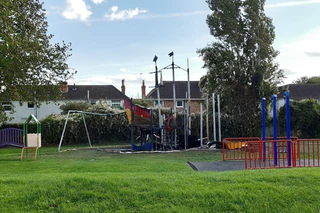 The park is to remain closed until the area has been made safe, Boston Borough Council says.
