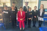 Victoria Atkins MP meets the school council.