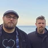 Jack Kendrick with his band The Broken Wonders