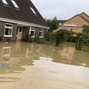 Flooding in Langworth.