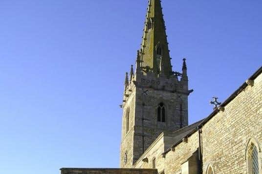 All Saints Church, Coleby. History is all around you on this 5.5 mile walk. Photo: LCC