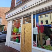 Rasen's Age UK Lindsey shop remains closed more than a week after the break in. Image: Dianne Tuckett