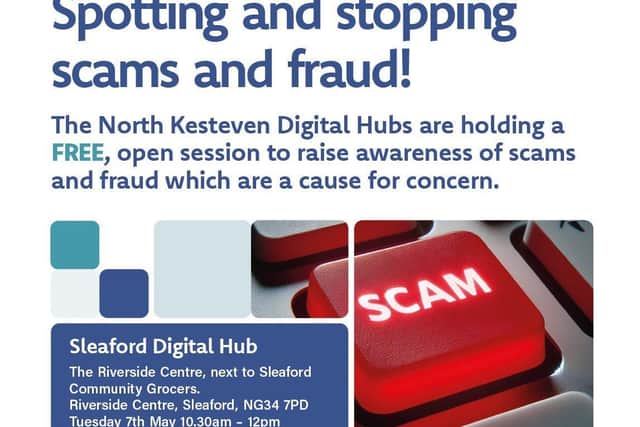 The Sleaford Digital Hub is at the Riverside Centre on Tuesdays