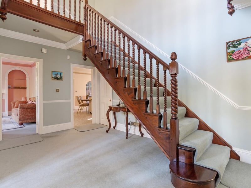 The entrance hallway.