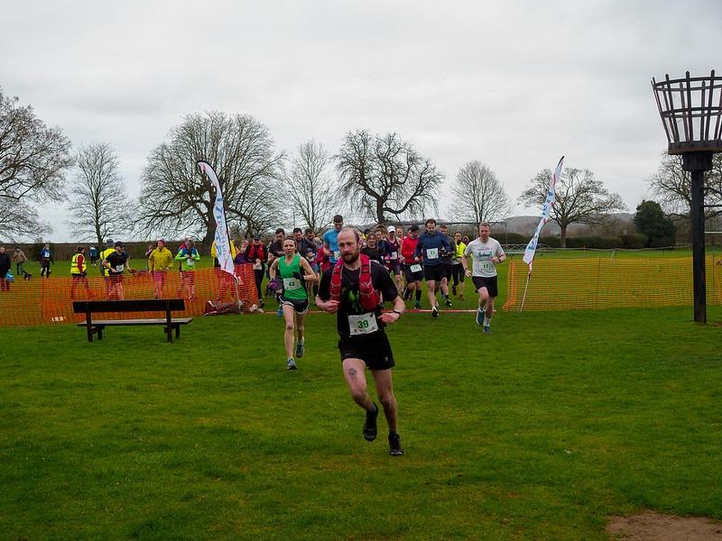 Runners set off in the Caythorpe Dash. All photos: Richard Hall