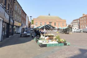 The number of market stalls in Gainsborough has continued to fall