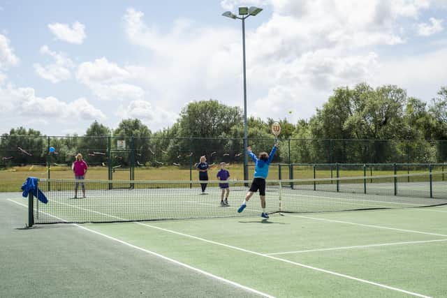 The tennis-a-thon.