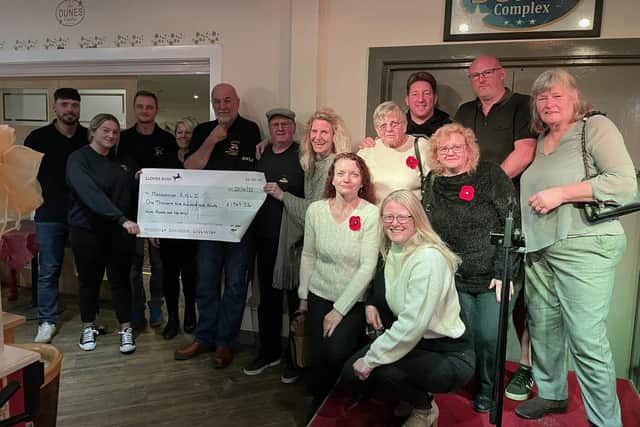 Theddlethope Ramblers presentation to the RNLI.