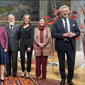 Hassina Syed (second right) and Peter Jouvenal (fourth right) at the Nobel Peace Prize Forum.