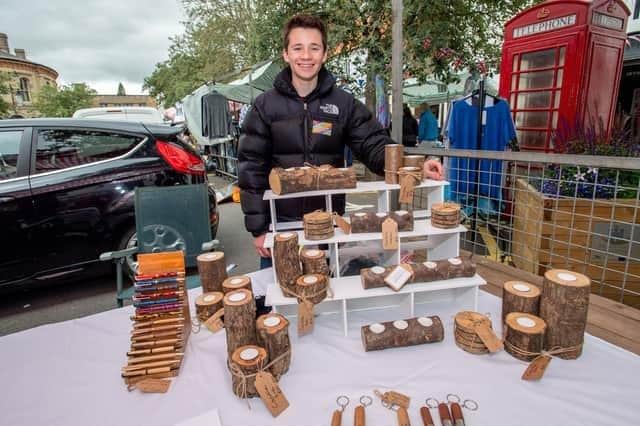 Bill Mills at July's Teenage Market in Horncastle.
