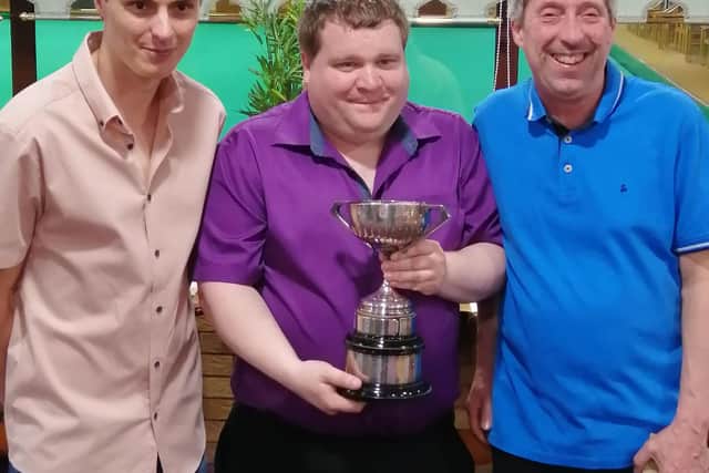Men’s Triples, with Jonathan West, Scott Whyers and Rod West