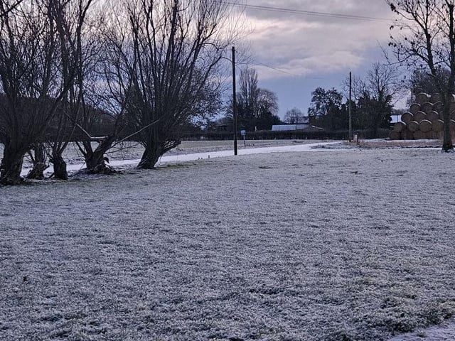Spilsby in the snow, by Rachael Thorley.