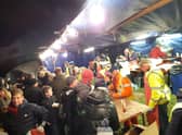 Lions members were busy the whole evening serving refreshments