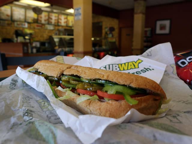 A Subway sandwich. (Photo by Joe Raedle/Getty Images)