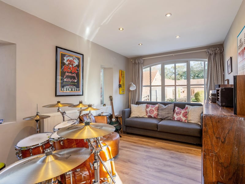 The music room.