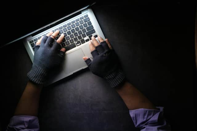 Cybercriminal attempting to gain access to a device