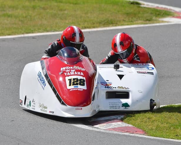 The WINTEC team on their way to a podium finish.