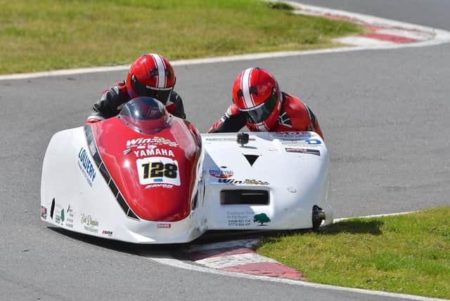 The WINTEC team on their way to a podium finish.