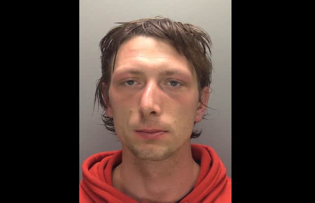 Jailed for 17 months ... Arnas Savickas, 31, of no fixed abode. Picture: Lincolnshire Police