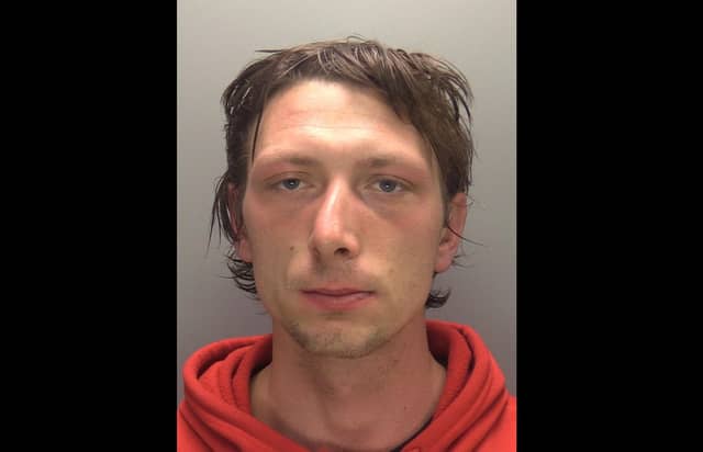 Jailed for 17 months ... Arnas Savickas, 31, of no fixed abode. Picture: Lincolnshire Police