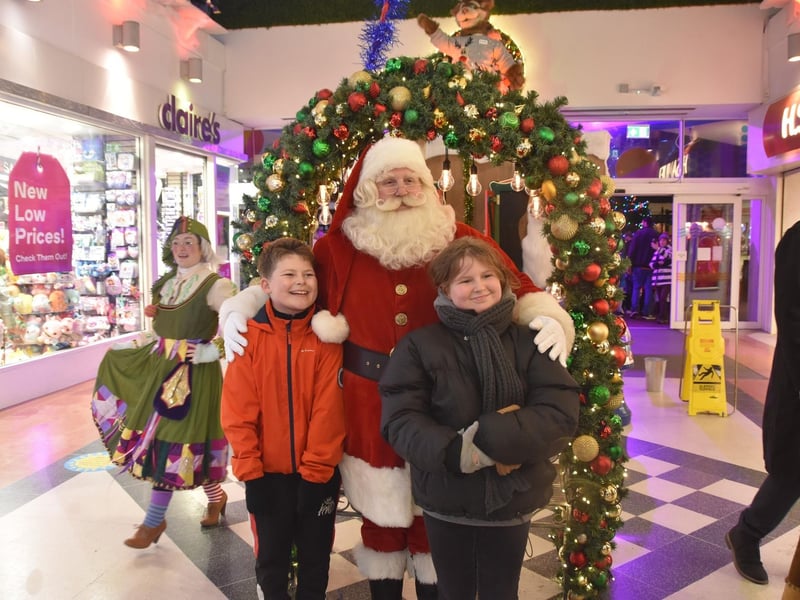 Have you been naughty or nice? Santa met children at the Hildreds Centre in Skegness for free.