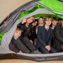 Banovallum and QEGS students at the opening of the new DofE centre. Photos: John Aron Photography