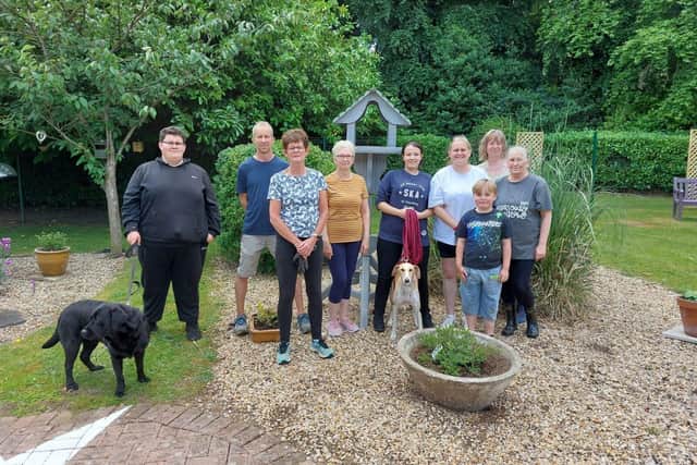 Carers and volunteers at Hartsholme House winners of Trust in Bloom Lincolnshire