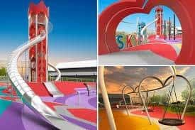 The new  Skypark playground is coming to Butlins in Easter 2023.