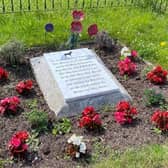Guy Gibson's dog's grave at RAF Scampton. Picture: West Lindsey Council