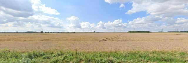 Land off Cowbridge Road, near Bicker, one area where development is proposed. Picture: Google Street View