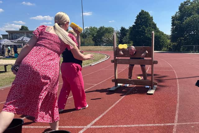 There were a variety of games enjoyed by the Cygnet Social Care services.