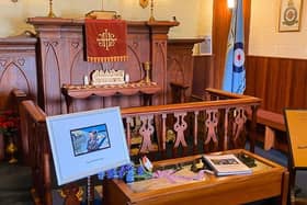 A book of condolence for Squadron Leader Mark Long has been placed at the East Kirkby Aviation Centre for visitors to sign.