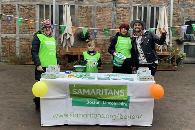 The Boston branch of Samaritans is to hold a 50th anniversary celebration later this year. Pictured here are some volunteers during a 'Brew Monday' event at Pescod Square.