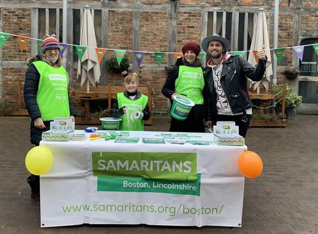 The Boston branch of Samaritans is to hold a 50th anniversary celebration later this year. Pictured here are some volunteers during a 'Brew Monday' event at Pescod Square.