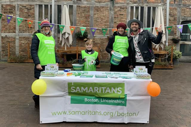 The Boston branch of Samaritans is to hold a 50th anniversary celebration later this year. Pictured here are some volunteers during a 'Brew Monday' event at Pescod Square.