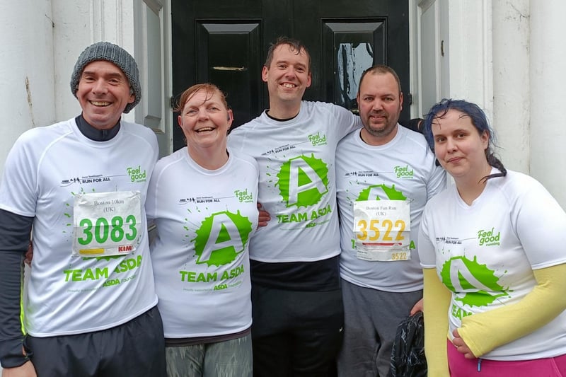Beth Gall and Shaun Morley tackled the fun run, while Dianne Houghton, Paul Robinson and Stephen Bromby completed the 10k.