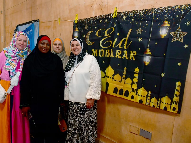 Pictured (from left) Aisha Moktar, Aisha Bako, Layla Blouza, and Rania Shehata.