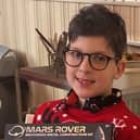 Corey enjoying Christmas at the centre after being presented with a surprise Christmas gift