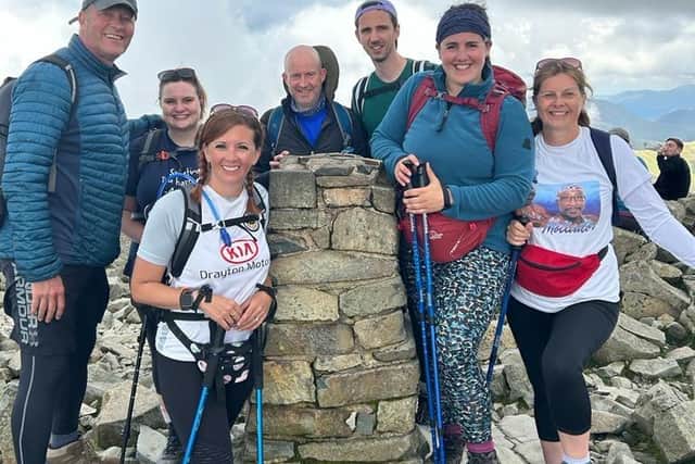 The Church Lane School team on the Three Peaks Challenge.
