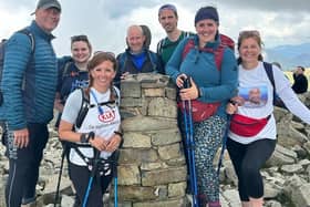 The Church Lane School team on the Three Peaks Challenge.