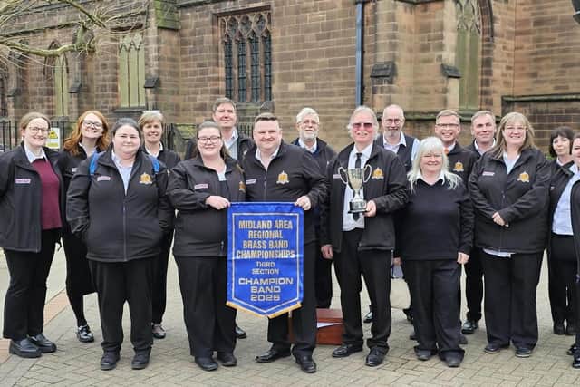 Midlands winners - Market Rasen Brass Band.