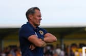 Paul Hurst - Boston boss hopping his new-look squad are quick learners after opening defeat. Picture by Alex Mather Photography.