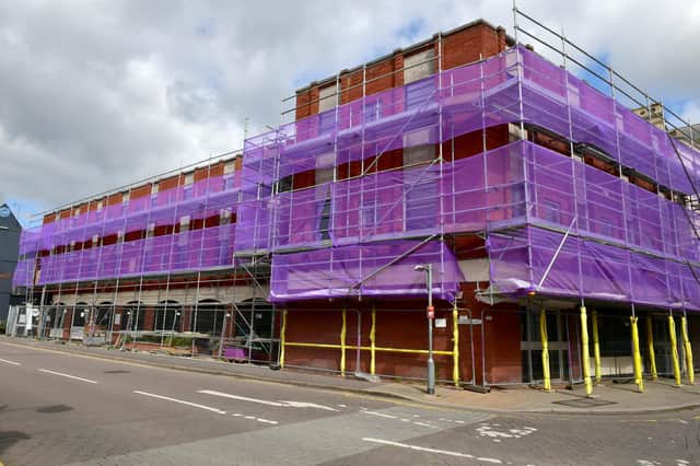 Under refurbishment - Interflora's UK headquarters in Sleaford.
