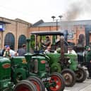 There were more than 30 traditional steam Marshall’s engines on display