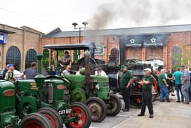 There were more than 30 traditional steam Marshall’s engines on display