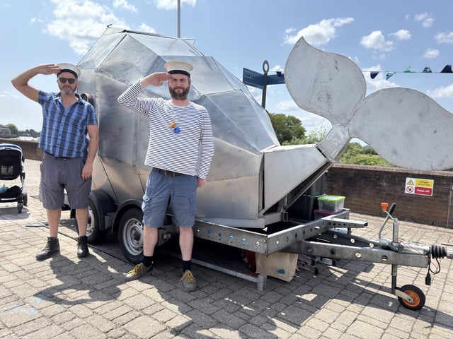 Talking Birds brought The Whale, a storytelling space within a giant tin whale