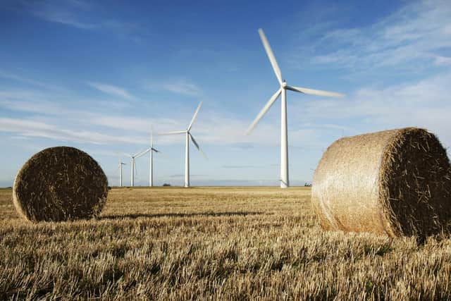 The UK Government has announced plans to streamline planning rules for onshore wind projects (Photo by Adrian Dennis/AFP via Getty Images)