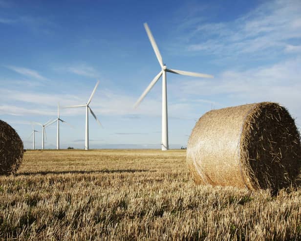 The UK Government has announced plans to streamline planning rules for onshore wind projects (Photo by Adrian Dennis/AFP via Getty Images)